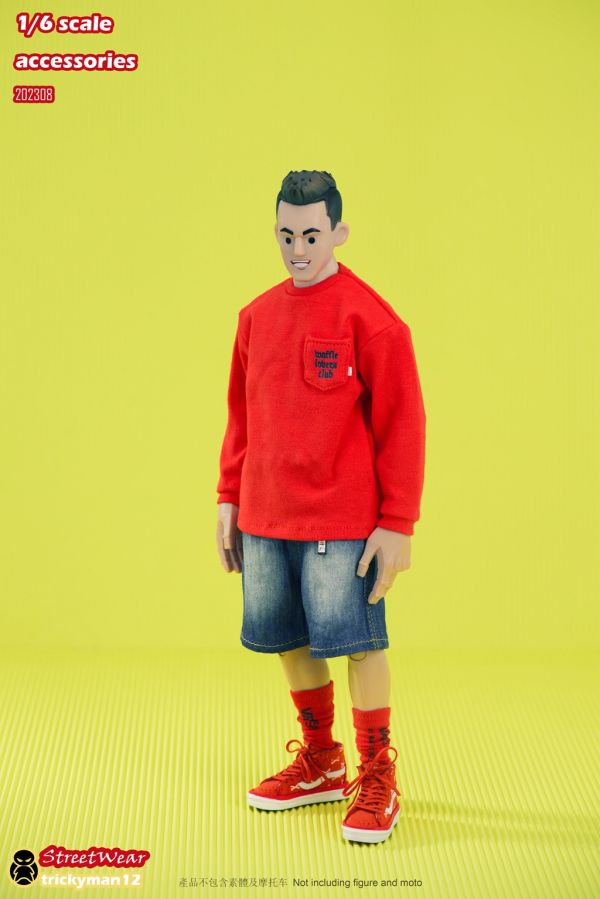 【史派克工廠】結單 預購23年7月 trickyMan12 1/6 StreetWear 衣物套裝 不含人偶 0621 trickyMan12 1/6 StreetWear 衣物套裝 不含人偶