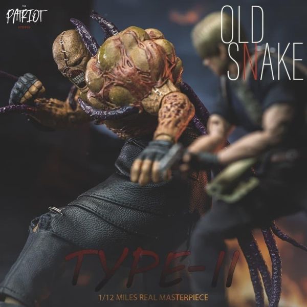 【史派克工廠】預購免運26年Q2 oldsnake 惡靈古堡 追擊者 6吋可動 雙型態 0408 oldsnake 惡靈古堡 追擊者 6吋可動 雙型態