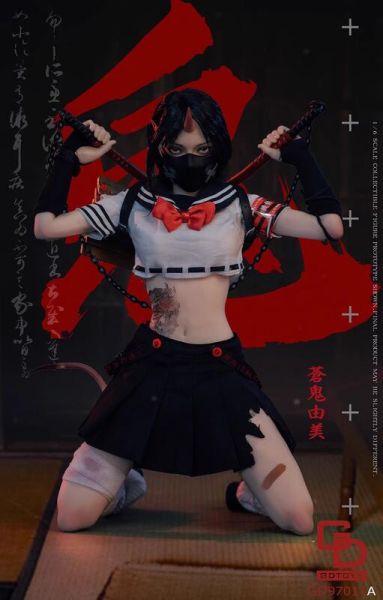 【史派克工廠】結單免運25年Q1 GDTOYS 1/6 鬼姬 第二彈 蒼鬼由美 由川優子 可動人偶 1213 GDTOYS 1/6 鬼姬 第二彈 蒼鬼由美 由川優子 可動人偶