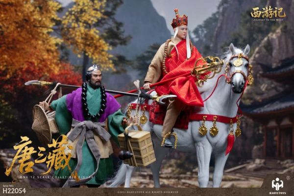 【史派克工廠】結單免運25年Q4 HAOYUTOYS 1/12 神話系列 西遊記 唐三藏& 沙悟淨 0825 HAOYUTOYS 1/12 神話系列 西遊記 唐三藏& 沙悟淨