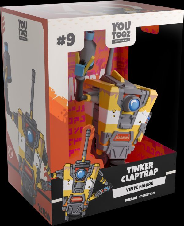 【史派克工廠】預購26年6月 邊緣禁地 Tinker Claptrap 5.2吋 不可動 搪膠公仔 1104 邊緣禁地 Tinker Claptrap 5.2吋 不可動 搪膠公仔