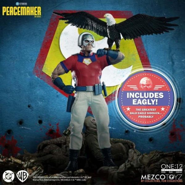 【史派克工廠】結單 免運27年Q2 Mezco One:12 和平使者 DC和平使者 1/12 可動 0917 Mezco One:12 和平使者 DC和平使者 1/12 可動