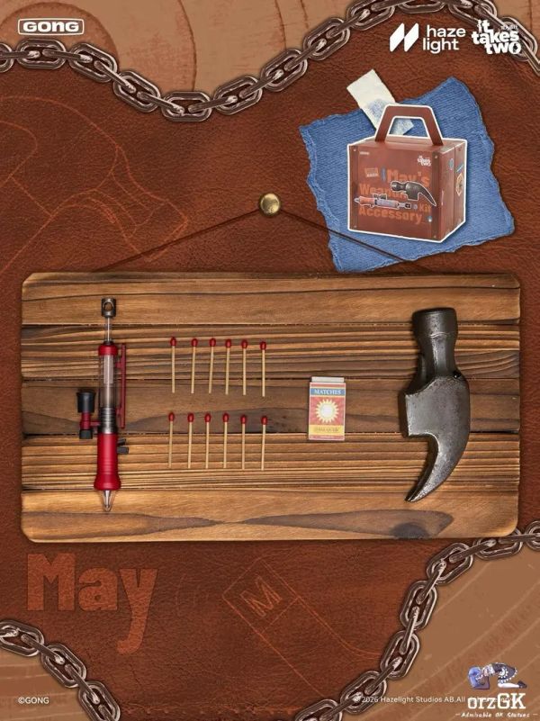 【史派克工廠】預購免運26年1月 泡泡瑪特 共鳴 GONG 雙人成行系列 科迪 梅 冬季款 配件包 1222 泡泡瑪特 共鳴 GONG 雙人成行系列 科迪 梅 冬季款 配件包