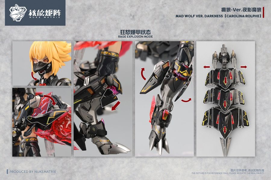 【史派克工廠】預購免運26年1月 核能矩陣 賽博森林 癲狼ver. 夜影魔狼 FF0119-V 0114 核能矩陣 賽博森林 癲狼ver. 夜影魔狼 FF0119-V