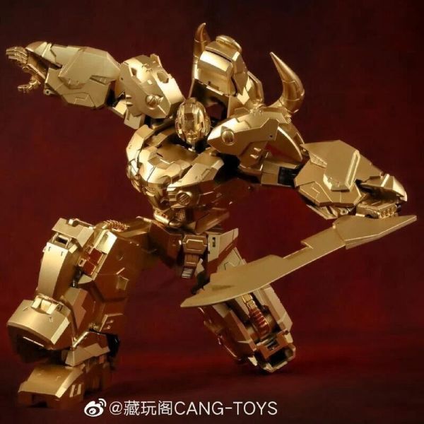 【史派克工廠】現貨 藏玩閣 CANG-TOYS 蚩尤神 衝雲霄 黃金牛 金地牛 金野牛 0407 藏玩閣 CANG-TOYS 蚩尤神 衝雲霄 黃金牛 金地牛 金野牛