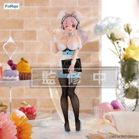 【史派克工廠】結單25年9月 Furyu景品 超級索尼子 BiCute Bunnies公仔 服務生 淺藍色 0509 Furyu景品 超級索尼子 BiCute Bunnies公仔 服務生 淺藍色