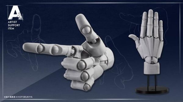 【史派克工廠】結單9月 加加美高浩×壽屋 ArtistSupport Item 終極手部模型 男手 灰色 右手 0312 加加美高浩×壽屋 ArtistSupport Item 終極手部模型 男手 灰色 右手