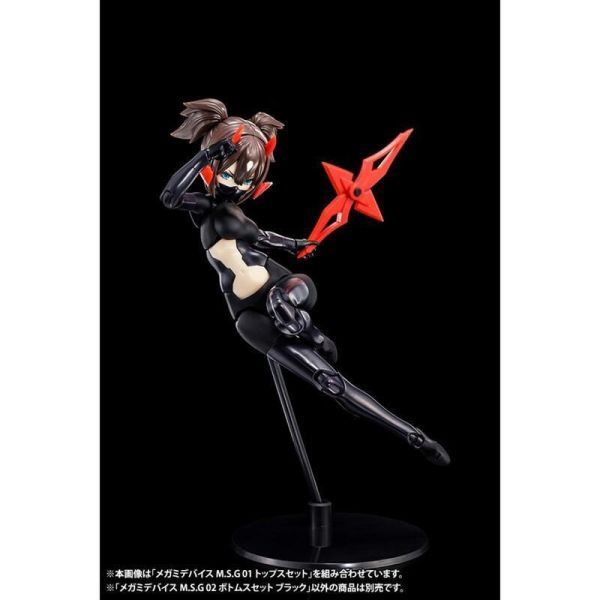 【史派克工廠】結單 預購24年8月 壽屋 女神裝置M.S.G 02 下身零件包 黑色 KP597R 0603 壽屋 女神裝置M.S.G 02 下身零件包 黑色 KP597R