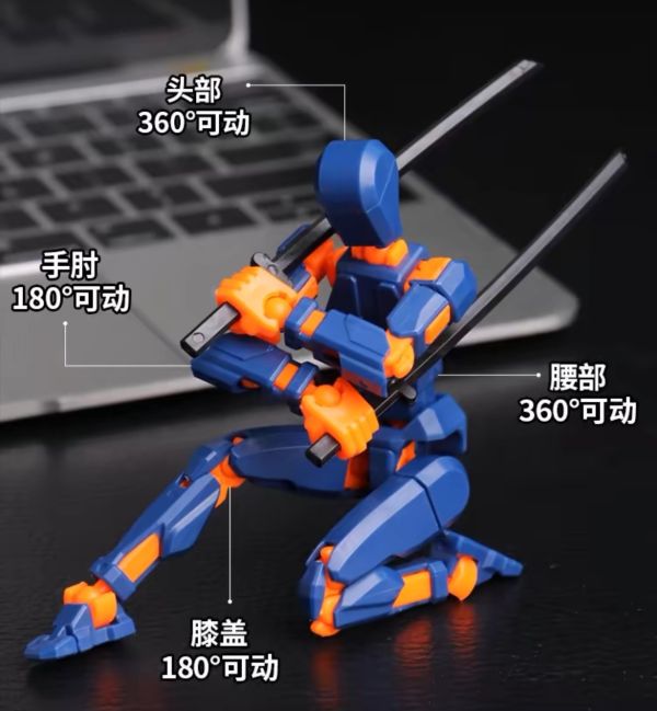 【史派克工廠】結單預購24年9月 3D蘿蔔機器人 免剪刀 組裝模型 高可動 13cm 第一套 0823 3D蘿蔔機器人 免剪刀 組裝模型 高可動 13cm 第一套