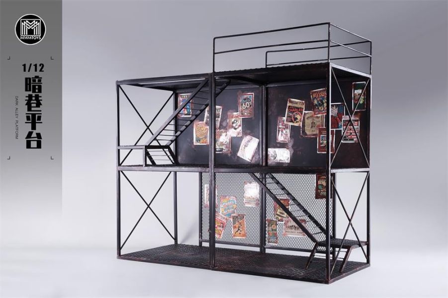 【史派克工廠】結單25年Q4 mmmtoys 1/12 暗巷平台 地台 場景 M2511 0801 mmmtoys 1/12 暗巷平台 地台 場景 M2511