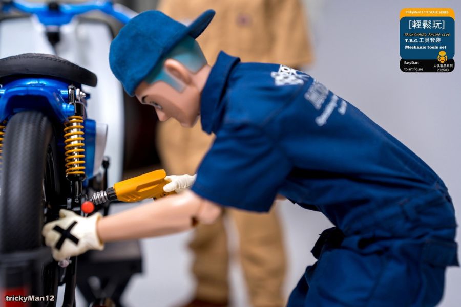 【史派克工廠】結單免運25年5月 trickyMan12 1/6 T.R.C 機械師人偶 工具組套裝 0425 trickyMan12 1/6 T.R.C 機械師人偶 工具組套裝