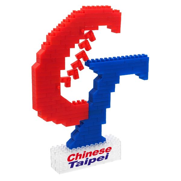 【史派克工廠】預購26年2月 代理版 TICO授權 中華隊 CT 3D Logo 積木玩具 0115 代理版 TICO授權 中華隊 CT 3D Logo 積木玩具