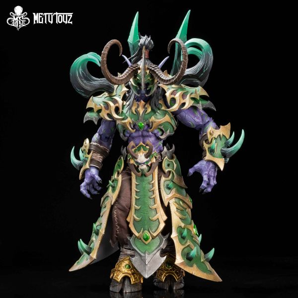 【史派克工廠】結單免運25年9月 Metytoyz WF會場 限定版 魔獸爭霸 不死族 伊利丹 帝王鎧甲 可動 0826 Metytoyz WF2025限定 惡魔獵手 帝王鎧甲版 可動人偶
