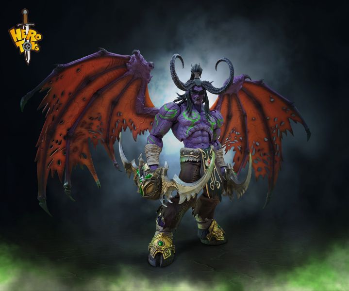 【史派克工廠】結單預購免運24年10月 第二批 hero toys 魔獸爭霸 不死族 伊利丹 英雄 可動人偶 0927 hero toys 魔獸爭霸 不死族 伊利丹 英雄 可動人偶