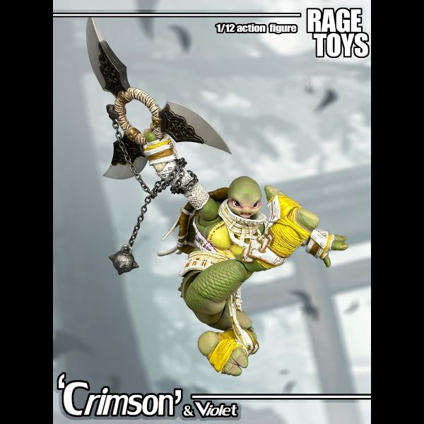 【史派克工廠】預購免運26年Q2 烈炎工作室 武士力量 烏龜姊妹花 可動人偶 1226 烈炎工作室 武士力量 烏龜姊妹花 可動人偶