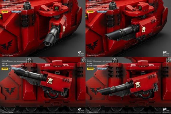 【史派克工廠】結單免運11月 joytoy暗源 1/18 戰錘40k聖血天使 殲滅者型掠食者坦克 雙管激光砲 0610 joytoy暗源 1/18 戰錘40k聖血天使 殲滅者型掠食者坦克 雙管激光砲