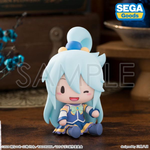 【史派克工廠】結單25年9月 SEGA 為美好的世界獻上祝福！3 ふわぷち 可換表情 Q版掌上坐姿 阿克婭 0310 SEGA 為美好的世界獻上祝福！3 ふわぷち 可換表情 Q版掌上坐姿 阿克婭