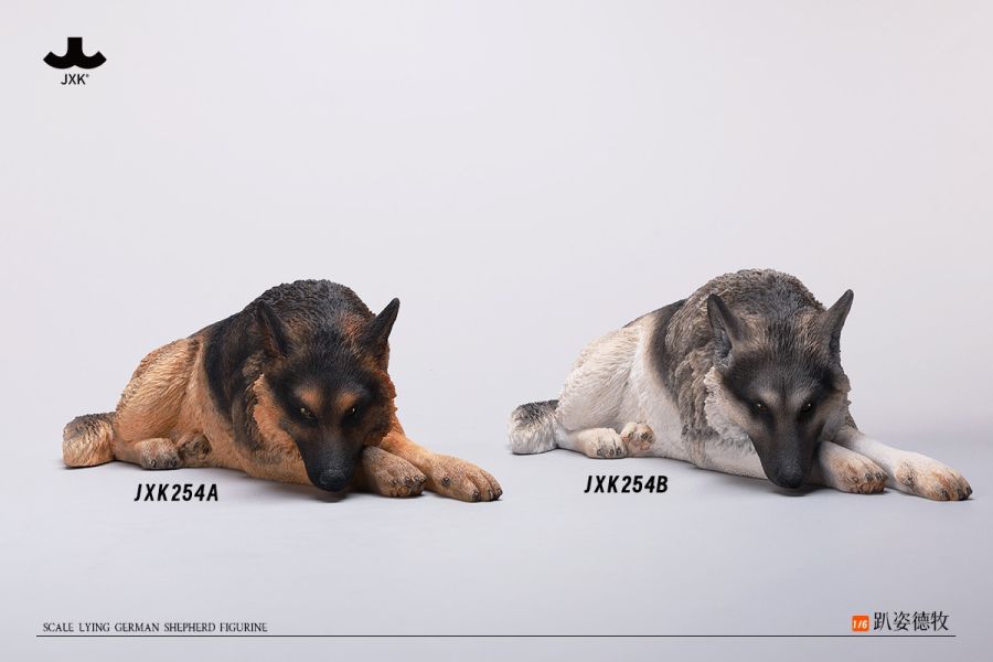 【史派克工廠】結單25年Q1 JXK 1/6 趴姿 德國牧羊犬 德牧 動物公仔 JXK254 1114 JXK 1/6 趴姿 德國牧羊犬 德牧 動物公仔 JXK254