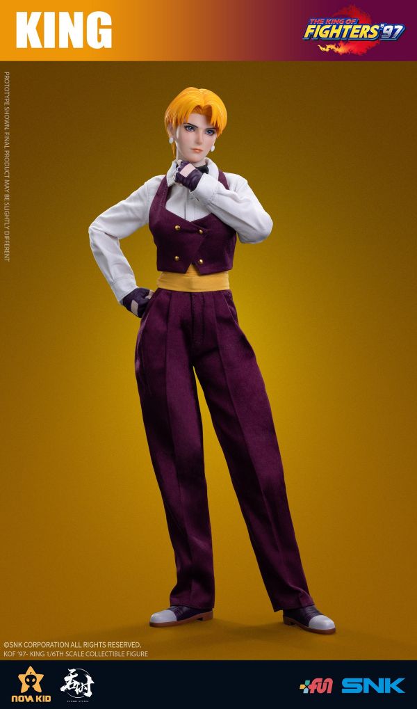 【史派克工廠】結單 預購免運Q2 SNK 星之子工作室 吞時工作室 拳皇’97 瓊 KING 1/6 可動 布衣 1123 SNK 星之子工作室 吞時工作室 拳皇’97 瓊 KING 1/6 可動 布衣