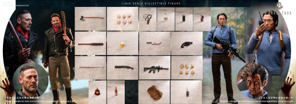 【史派克工廠】結單免運25年Q2 Ghost toys 1/6 陰屍路 GH-013尼根 格倫 & 雙人套裝 0306 Ghost toys 1/6 陰屍路 GH-013尼根 格倫 & 雙人套裝