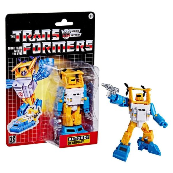 【史派克工廠】預購25年10月 變形金剛 復古系列 RETRO G1 浪花 AUTOBOT SEASPRAY 0829 變形金剛 復古系列 RETRO G1 浪花 AUTOBOT SEASPRAY