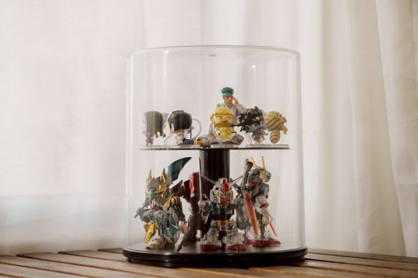 【史派克工廠】結單25年Q4 壓克力 兩用 旋轉展示盒 盲盒 景品 PVC 整箱6入 0729 壓克力 兩用 旋轉展示盒 盲盒 景品 PVC 整箱6入