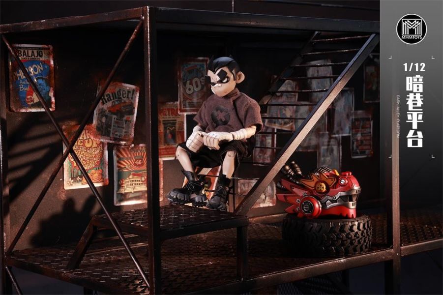 【史派克工廠】結單25年Q4 mmmtoys 1/12 暗巷平台 地台 場景 M2511 0801 mmmtoys 1/12 暗巷平台 地台 場景 M2511