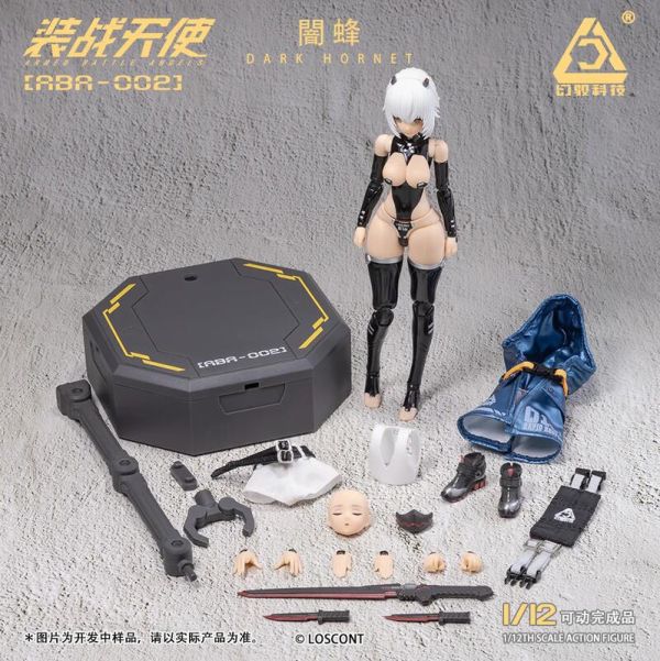 【史派克工廠】結單免運25年1月 幻馭科技 LOSCONT 裝戰天使 ABA-002 闇蜂 1/12 可動完成品 1122 幻馭科技 LOSCONT 裝戰天使 ABA-002 闇蜂 1/12 可動完成品