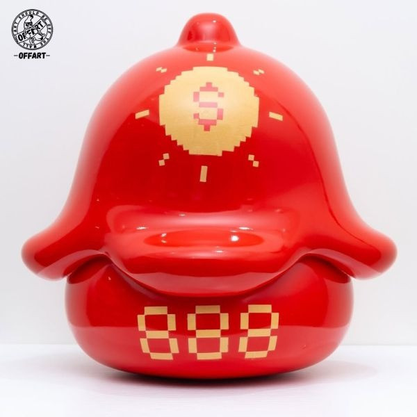 【史派克工廠】結單免運25年10月 OFFART DARUMABOOM達摩爆爆-蕉財/納福擺飾 0828 OFFART DARUMABOOM達摩爆爆-蕉財/納福擺飾