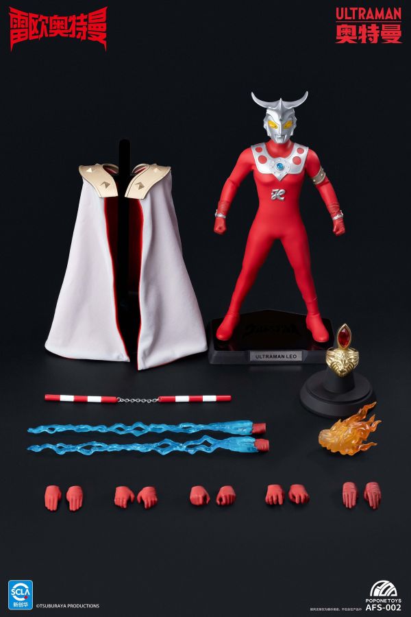 【史派克工廠】結單免運25年Q4 POPONETOYS 6吋 雷歐 奧特曼超人力霸王 布衣可動人偶AFS002 0409 POPONETOYS 6吋 雷歐 奧特曼超人力霸王 布衣可動人偶AFS002