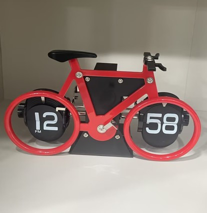 【史派克工廠】結單免運26年1月 MIDCLOCK 桌面自動翻頁時鐘 一代自行車 12小時制 6色 0130 MIDCLOCK 桌面自動翻頁時鐘 一代自行車 12小時制 6色