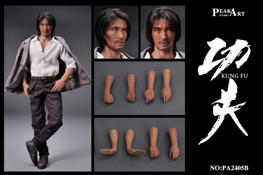 【史派克工廠】結單免運25年Q1 PEAKART STUDIO 1/6 功夫 PA2405B 矽膠可動 黑幫混混版 1008 PEAKART STUDIO 1/6 功夫 PA2405B 矽膠可動 訂製版