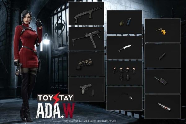 【史派克工廠】預購免運26年Q4 TOYSTAY 艾達王 紅色毛衣版《惡靈古堡4》1/6 包膠可動 0623 TOYSTAY 艾達王 紅色毛衣版《惡靈古堡4》1/6 包膠可動