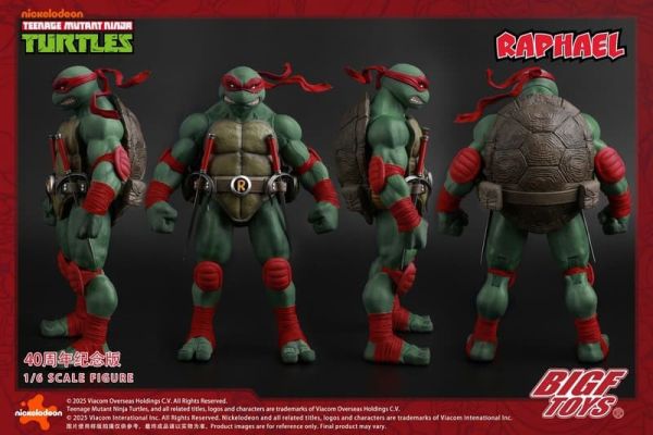 【史派克工廠】預購免運26年Q2 BIGFTOYS 1/6 忍者龜 拉斐爾 40週年紀念款 可動人偶 1014 BIGFTOYS 1/6 忍者龜 拉斐爾 40週年紀念款 可動人偶