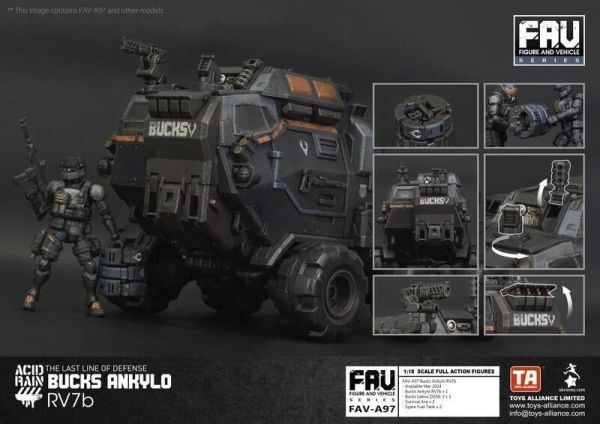 【史派克工廠】結單 預購3月 TOYS ALLIANCE 酸雨戰爭 FAV-A97 公鹿甲龍 RV7b 0901 TOYS ALLIANCE 酸雨戰爭 FAV-A97 公鹿甲龍 RV7b