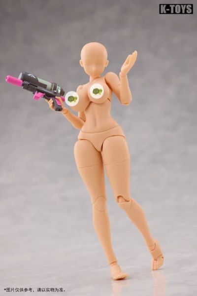 【史派克工廠】結單25年Q4 K-Toys 日漫豐滿溝女素體 白皮膚 黃皮膚 黑皮膚1/12 0912 K-Toys 日漫豐滿溝女素體 白皮膚 黃皮膚 黑皮膚1/12
