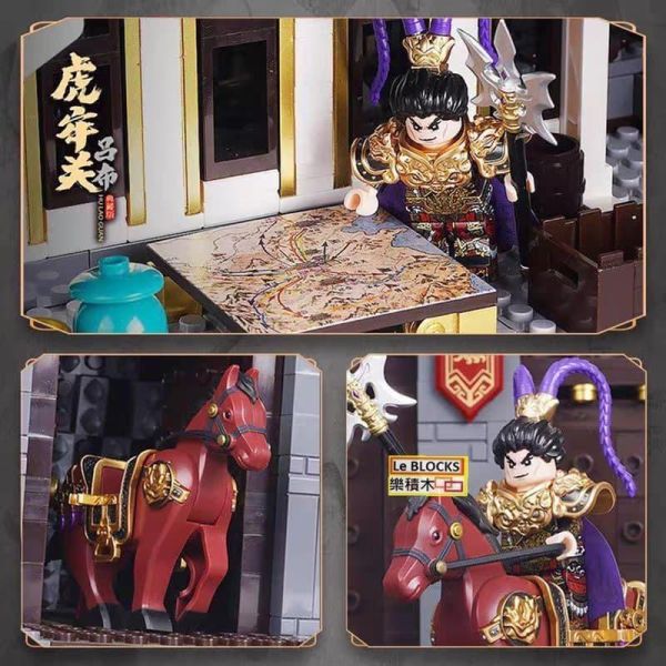 【史派克工廠】結單免運26年3月 迪庫 三國小俠 大型城池 古代 虎牢關 珍藏呂布 赤兔城池城 建築積木玩具 0205 迪庫 三國小俠 大型城池 古代 虎牢關 珍藏呂布 赤兔城池城 建築積木玩具