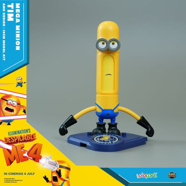 【史派克工廠】現貨 yolopark AMK 神偷奶爸4 小小兵 SUPERTIM 13cm yolopark AMK 神偷奶爸4 SUPERGUS 13cm 小小兵
