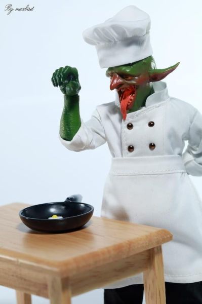 【史派克工廠】預購免運26年7月 精零鍛造 Hopdo Toys 莫西干 哥布林 廚師服 娃衣 1/12 0611 精零鍛造 Hopdo Toys 莫西干 哥布林 廚師服 娃衣 1/12