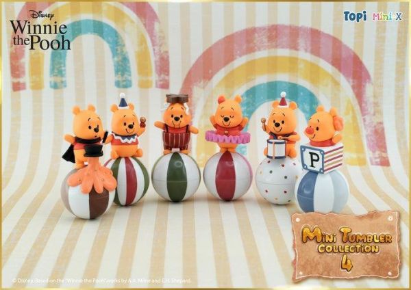 【史派克工廠】結單免運26年6月 TOPI Mini-X 不倒翁公仔收藏4 小熊維尼 一中盒6入 0202 TOPI Mini-X 不倒翁公仔收藏4 小熊維尼 一中盒6入