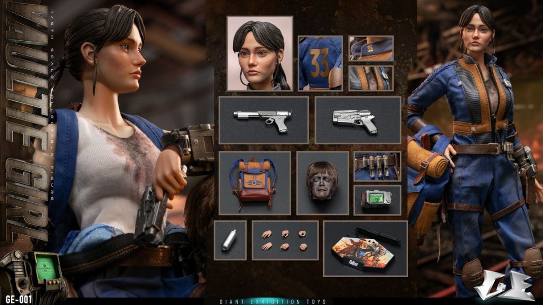 【史派克工廠】結單免運25年1月 Giant exhibition toys 1/6 廢土 GE-001 避難所女孩 1023 Giant exhibition toys 1/6 廢土 GE-001 避難所女孩