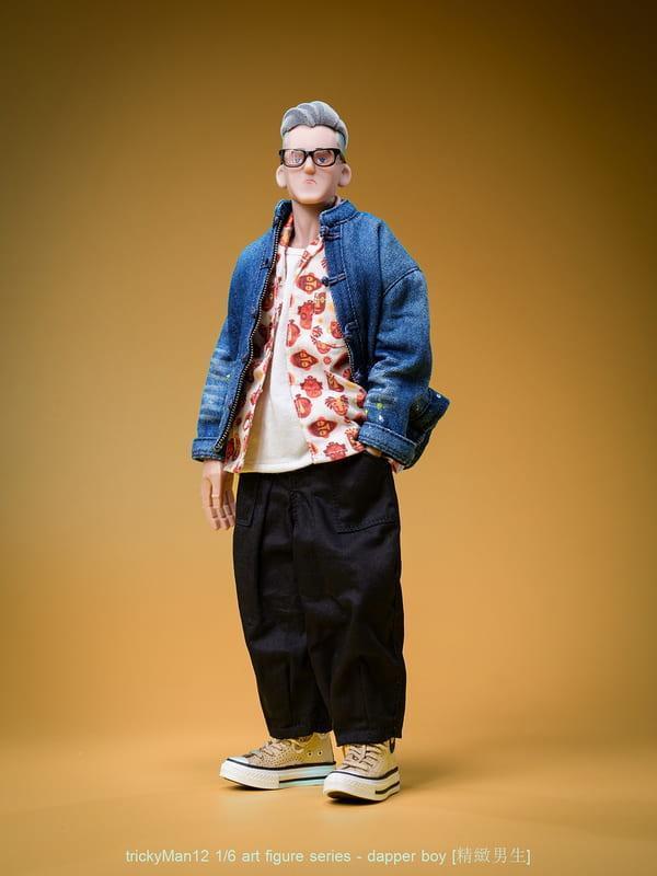 【史派克工廠】預購免運6月 trickyMan12 精緻男生 潑漆洗水唐牛 人偶套裝 FB-10146-d 0416 trickyMan12 精緻男生 潑漆洗水唐牛 人偶套裝 FB-10146-d