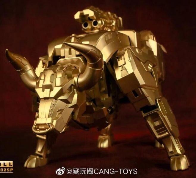 【史派克工廠】現貨 藏玩閣 CANG-TOYS 蚩尤神 衝雲霄 黃金牛 金地牛 金野牛 0407 藏玩閣 CANG-TOYS 蚩尤神 衝雲霄 黃金牛 金地牛 金野牛