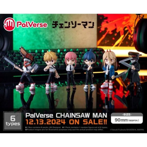 【史派克工廠】結單 預購24年12月 武士道 PalVerse 鏈鋸人 角色盒玩 中盒6入 0729 武士道 PalVerse 鏈鋸人 角色盒玩 中盒6入