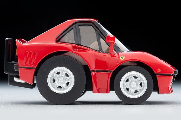 Choro Q Zero Ferrari F40 In Red Z-66a By TomyTec Pullback Car