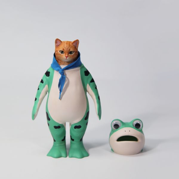 【史派克工廠】現貨 JXK 偶蛙 Doll Frog 貓 人偶 蛙 0630 JXK 偶蛙 Doll Frog 貓 人偶 蛙