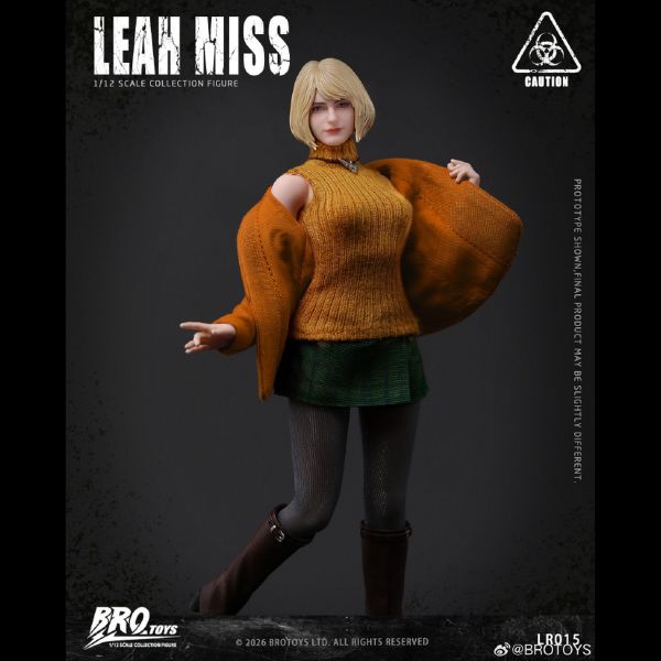 【史派克工廠】預購免運26年Q4 BROTOYS 1/12 生化危機 莉婭小姐 LR015 可動人偶 0626 BROTOYS 1/12 生化危機 莉婭小姐 LR015 可動人偶