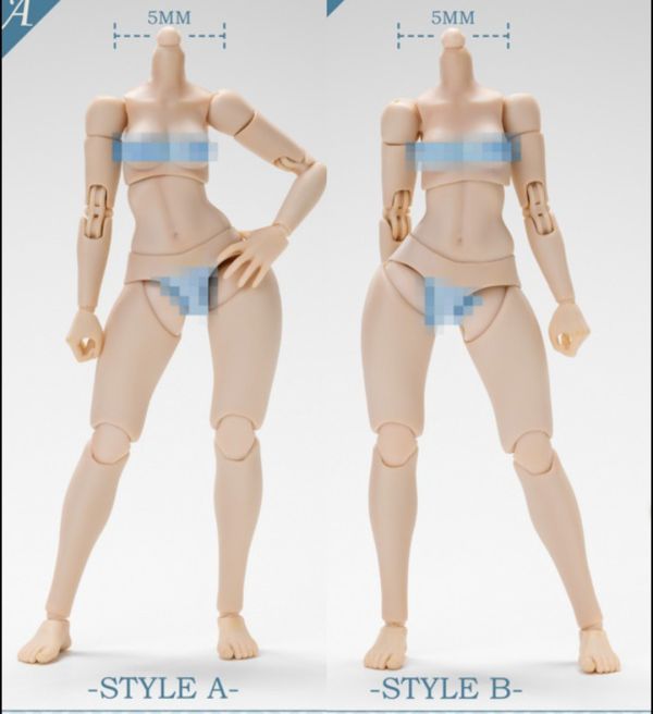 【史派克工廠】結單25年Q3 JET STUDIO 1/12 可動女性素體 A款大胸部 B款小胸部 0619 JET STUDIO 1/12 可動女性素體 A款大胸部 B款小胸部