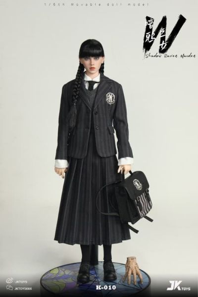 【史派克工廠】預購免運25年Q4 JKTOYS 1/6 暗鴉之女星期三cosplay版 K-010 可動人偶 0907 JKTOYS 1/6 暗鴉之女星期三cosplay版 K-010 可動人偶