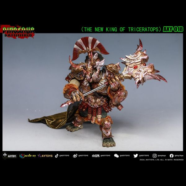 【史派克工廠】預購免運26年Q3 AXYTOYS 1/12 三角龍 國王 可動人偶 豪華版 基礎版 4版 0326 AXYTOYS 1/12 三角龍 國王 可動人偶 豪華版 基礎版 4版